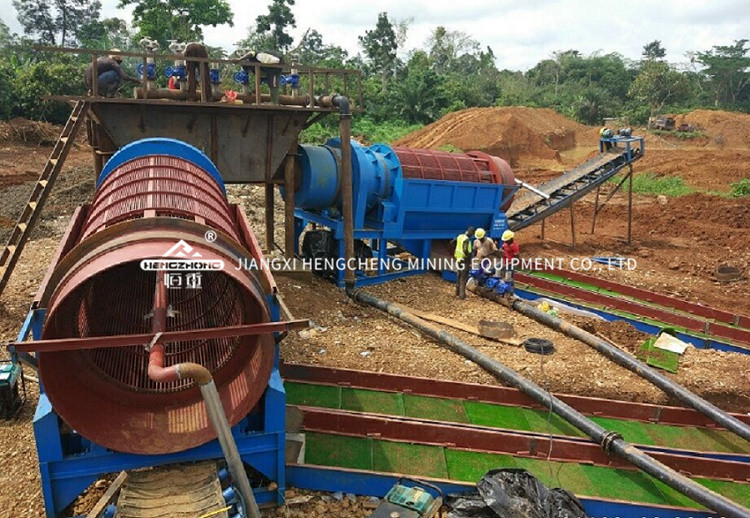 alt Alluvial gold processing plant